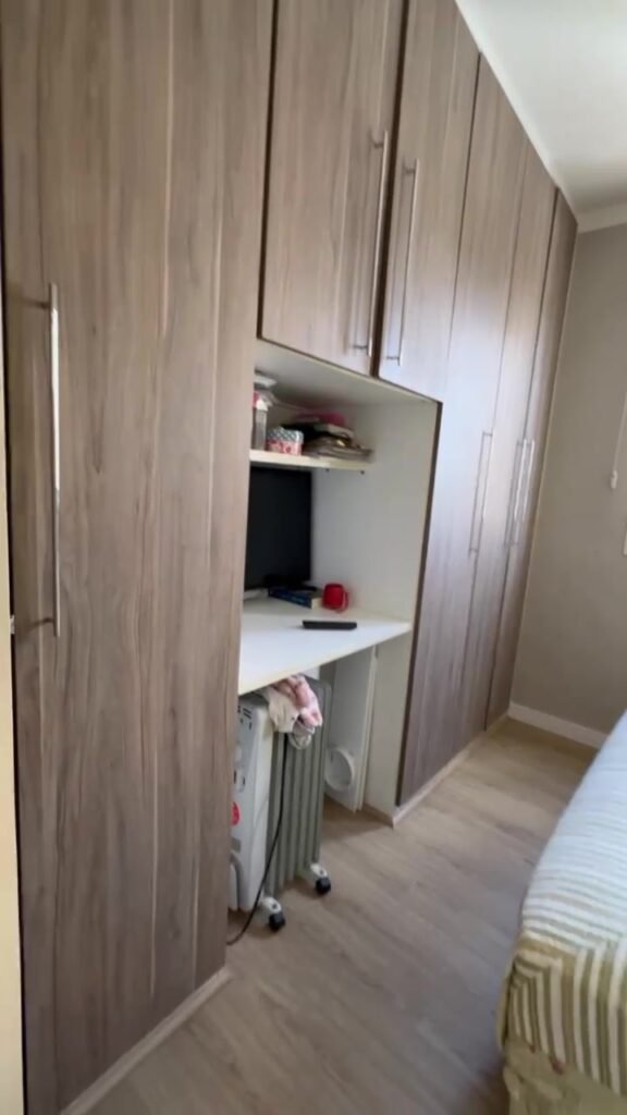 Dormitório com armários - Apartamento Rua Coronel Bento Bicudo, Piqueri