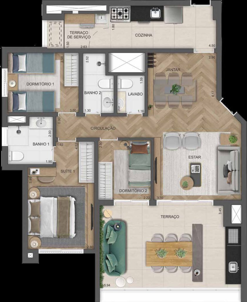 Planta humanizada do East Blue.