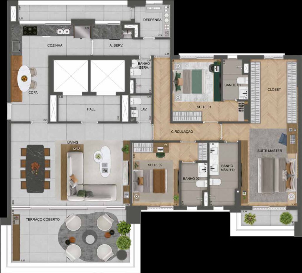 Agami Park Residences – Planta 3