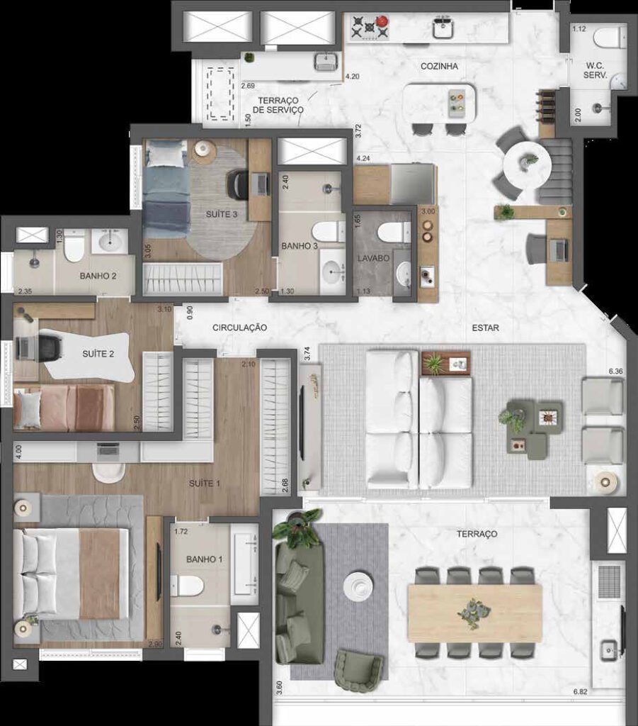Planta humanizada do East Blue.