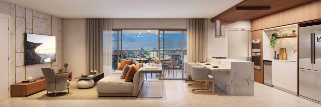 Expression Ibirapuera by Ez – Living Ampliado Do Apto. De 122 M² Com Sugestão De Decoração - Final 4