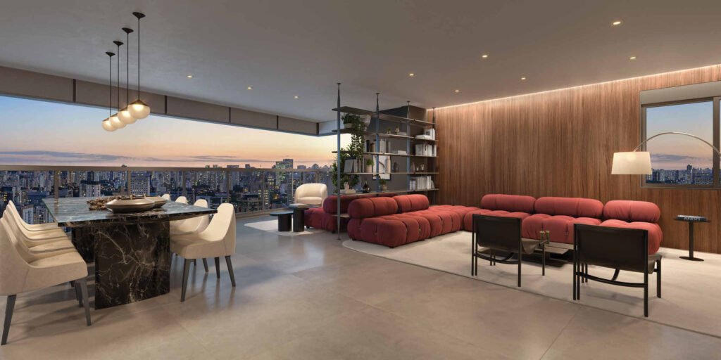 Lindenberg Alto das Nacoes – Living Do Apto. De 166 M²