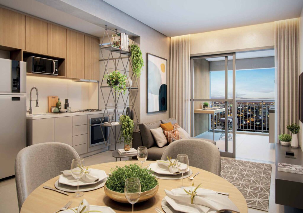 Dream View Vila Prudente – Living Do Apto. De 64 M² — Final 9