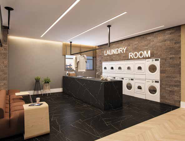 Hub Brooklin by Ez – Lavanderia — 27º Pav. Rooftop